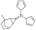 Bis(2,4-cyclopentadien-1-yl)[(4-methylbicyclo[2.2.1]heptane-2,3-diyl)-methylene]titanium Structure,117584-82-4Structure