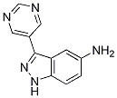 1H-indazol-5-amine,3-(5-pyrimidinyl)- Structure,1175871-66-5Structure