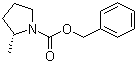 (S)-2-甲基-1-吡咯烷羧酸芐酯結構式_117607-12-2結構式