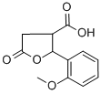 2-(2-Methoxyphenyl)-5-oxotetrahydrofuran-3-carboxylicacid Structure,117621-06-4Structure