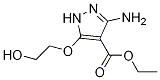 Ethyl 3-amino-5-(2-hydroxyethoxy)-1h-pyrazole-4-carboxylate Structure,117717-17-6Structure