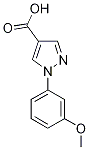 1-(3-Methoxyphenyl)-1h-pyrazole-4-carboxylic acid Structure,1177350-90-1Structure