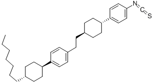 1-[4-(Trans-4-Heptylcyclohexyl)phenyl]-2-[trans-4-(4-isothiocyanatophenyl)cyclohexyl]ethane Structure,117736-18-2Structure