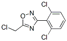 5-(Chloromethyl)-3-(2,6-dichlorophenyl)-1,2,4-oxadiazole Structure,117762-99-9Structure