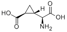 (2S,1s,2s)-2-(羧基環(huán)丙基)甘氨酸結(jié)構(gòu)式_117857-93-9結(jié)構(gòu)式