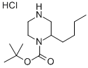 2-Butyl-1-piperazinecarboxylic acid 1,1-dimethylethyl ester hydrochloride Structure,1179359-55-7Structure