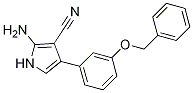 2-Amino-4-(3-(benzyloxy)phenyl)-1h-pyrrole-3-carbonitrile Structure,1179361-70-6Structure