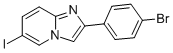 2-(4-Bromophenyl)-6-iodoimidazo[1,2-a]pyridine Structure,118000-66-1Structure