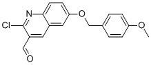 2-Chloro-6-[(4-methoxyphenyl)methoxy]-3-quinolinecarboxaldehyde Structure,1180526-41-3Structure