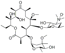 Clarithromycin impurity q (10 mg) (n-oxide clarithromycin) Structure,118074-07-0Structure