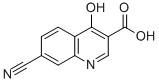 7-Cyano-4-hydroxy-3-quinolinecarboxylicacid Structure,118078-26-5Structure