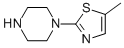 5-Methyl-2-(piperazin-1-yl)thiazole Structure,118113-05-6Structure