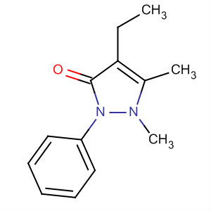 4-Ethyl-1,5-dimethyl-2-phenyl-1,2-dihydro-pyrazol-3-one Structure,118129-09-2Structure