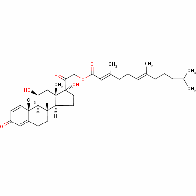 Prednisolone farnesylate Structure,118244-44-3Structure