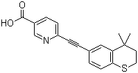 6-(4,4-Dimethyl-thiochroman-6-ylethynyl)-nicotinic acid Structure,118292-41-4Structure