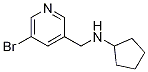 N-((5-bromopyridin-3-yl)methyl)cyclopentanamine Structure,1183060-02-7Structure