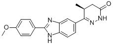 6-[2-(4-Methoxyphenyl)-3h-benzimidazol-5-yl]-5-methyl-4,5-dihydro-2h-pyridazin-3-one Structure,118428-37-8Structure