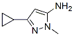 3-Cyclopropyl-1-methyl-1H-pyrazol-5-amine Structure,118430-74-3Structure