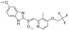 2-[[[3-Methyl-4-(2,2,2-trifluoroethoxy)-2-pyridyl]methyl]sulfinyl]-5-methoxy-o- methyl-1h-benzimidazole Structure,1184993-29-0Structure