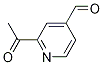 2-Acetyl-4-pyridinecarboxaldehyde Structure,1185152-57-1Structure