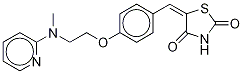 5-[4-[2-((Methyl-d3)pyridin-2-ylamino)ethoxy]benzylidene]thiazolidine-2,4-dione Structure,1185245-57-1Structure