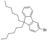 3-Bromo-9,9-dihexyl-9h-fluorene Structure,1185264-59-8Structure