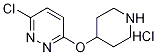 3-Chloro-6-(piperidin-4-yloxy)-pyridazinehydrochloride Structure,1185307-15-6Structure