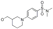 4-(3-(Hydroxymethyl)piperidin-1-yl)-n,n-dimethyl benzenesulfonamide Structure,1185307-41-8Structure