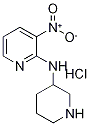 (3-Nitro-pyridin-2-yl)-piperidin-3-yl-amine hydrochloride Structure,1185307-69-0Structure