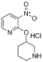 3-Nitro-2-(piperidin-3-yloxy)-pyridine hydrochloride Structure,1185308-05-7Structure