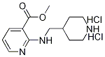 2-[(Piperidin-4-ylmethyl)-amino]-nicotinic acid methyl ester dihydrochloride Structure,1185308-97-7Structure