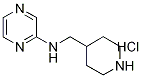 Piperidin-4-ylmethyl-pyrazin-2-yl-amine hydrochloride Structure,1185309-33-4Structure