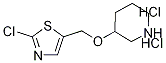 3-(2-Chloro-thiazol-5-ylmethoxy)-piperidine dihydrochloride Structure,1185309-44-7Structure