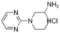 1-(2-Pyrimidinyl)-3-piperidinamine hydrochloride Structure,1185309-66-3Structure