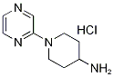 1-Pyrazin-2-yl-piperidin-4-ylamine hydrochloride Structure,1185309-71-0Structure