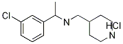 [1-(3-Chloro-phenyl)-ethyl ]-piperidin-4-ylmethyl-amine hydrochloride Structure,1185309-93-6Structure