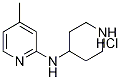 (4-Methyl-pyridin-2-yl)-piperidin-4-yl-amine hydrochloride Structure,1185310-83-1Structure