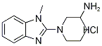 1-(1-Methyl-1h-benzoimidazol-2-yl)-piperidin-3-ylamine hydrochloride Structure,1185311-18-5Structure