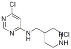 (6-Chloro-pyrimidin-4-yl)-piperidin-4-ylmethyl-amine hydrochloride Structure,1185311-52-7Structure