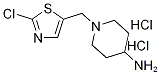 1-(2-Chloro-thiazol-5-ylmethyl)-piperidin-4-ylamine dihydrochloride Structure,1185312-10-0Structure