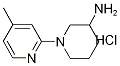 5-Methyl-3,4,5,6-tetrahydro-2h-[1,2]bipyridinyl-3-ylamine hydrochloride Structure,1185312-35-9Structure