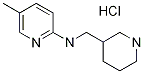 5-Methyl-n-(piperidin-3-ylmethyl)pyridin-2-amine hydrochloride Structure,1185312-77-9Structure