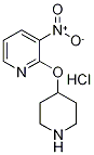 3-Nitro-2-(piperidin-4-yloxy)-pyridine hydrochloride Structure,1185313-15-8Structure