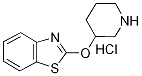 2-(Piperidin-3-yloxy)-benzothiazole hydrochloride Structure,1185314-80-0Structure