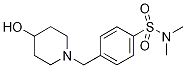 4-((4-Hydroxypiperidin-1-yl)methyl)-n,n-dimethyl benzenesulfonamide Structure,1185318-35-7Structure