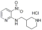 (3-Nitro-pyridin-2-yl)-piperidin-3-ylmethyl-amine hydrochloride Structure,1185319-15-6Structure