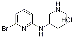 (6-Bromo-pyridin-2-yl)-piperidin-3-yl-amine hydrochloride Structure,1185319-74-7Structure