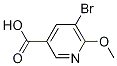 5-Bromo-6-methoxynicotinic acid Structure,1186194-46-6Structure