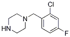 1-(2-Chloro-4-fluorobenzyl)piperazine Structure,118630-33-4Structure