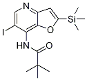 N-(6-iodo-2-(trimethylsilyl)furo[3,2-b]pyridin-7-yl)pivalamide Structure,1186310-88-2Structure